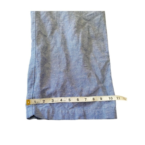 Boden Dorothea Wrap Jumpsuit Women’s Chambray Cropped V-Neck One Piece Jumpsuit - Picture 9 of 13